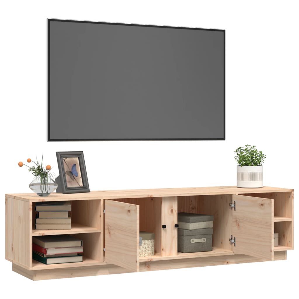 vidaXL Comodă TV, 156x40x40 cm, lemn masiv de pin