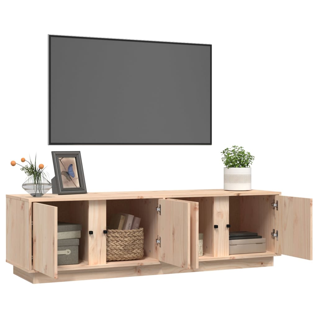 vidaXL Comodă TV, 140x40x40 cm, lemn masiv de pin