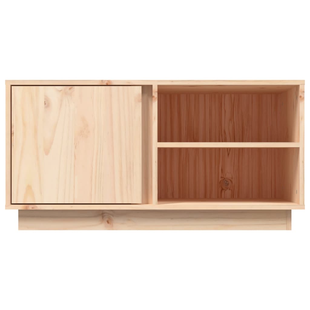vidaXL Comodă TV, 80x35x40,5 cm, lemn masiv de pin