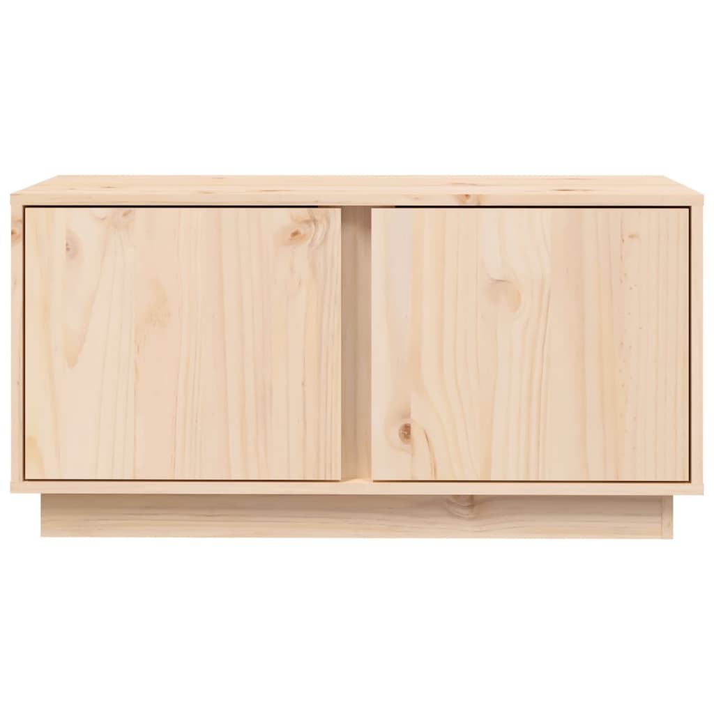 vidaXL Comodă TV, 80x35x40,5 cm, lemn masiv de pin