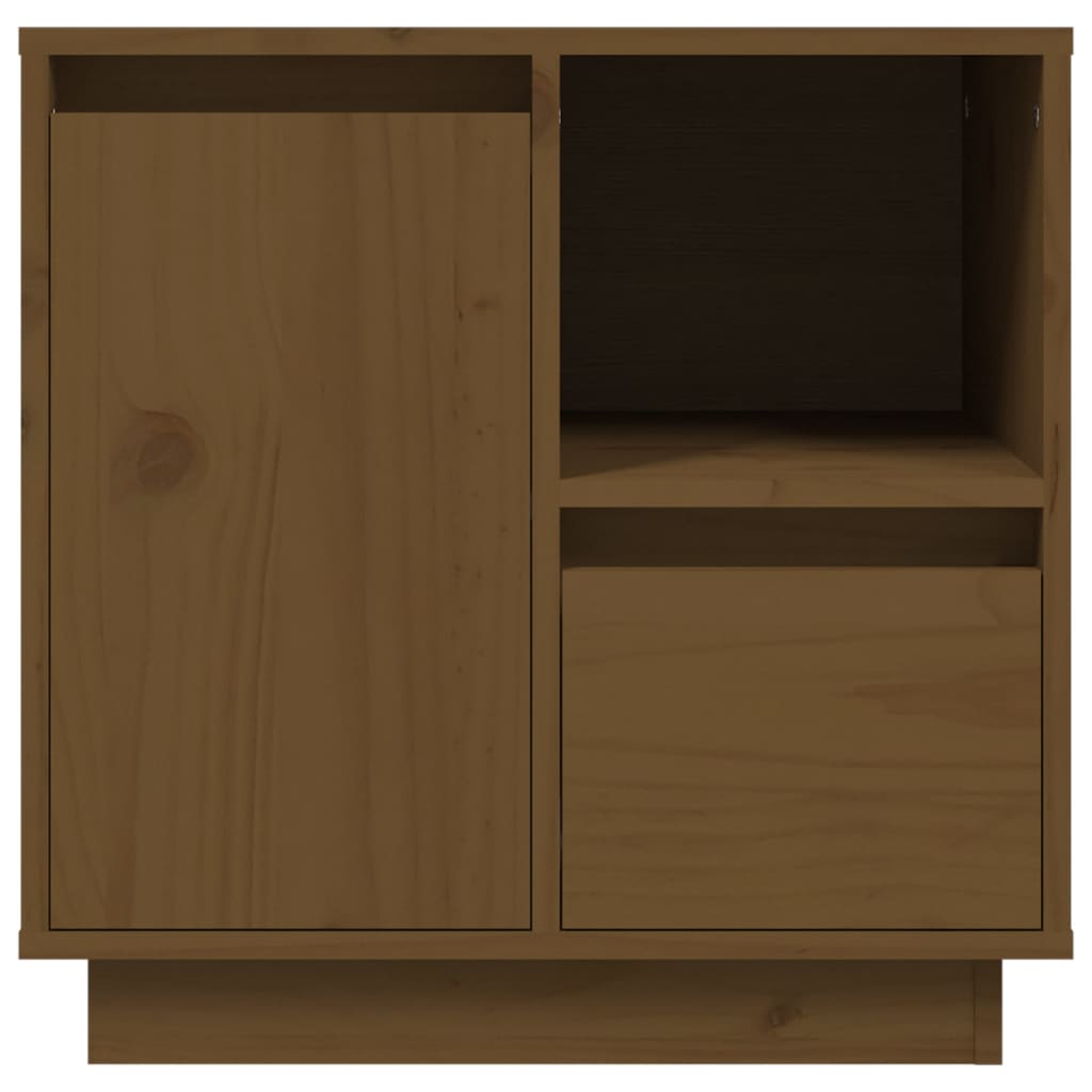 vidaXL Noptiere, 2 buc., maro miere, 50x34x50 cm, lemn masiv de pin vidaXL Noptiere, 2 buc., maro miere, 50x34x50 cm, lemn masiv de pin