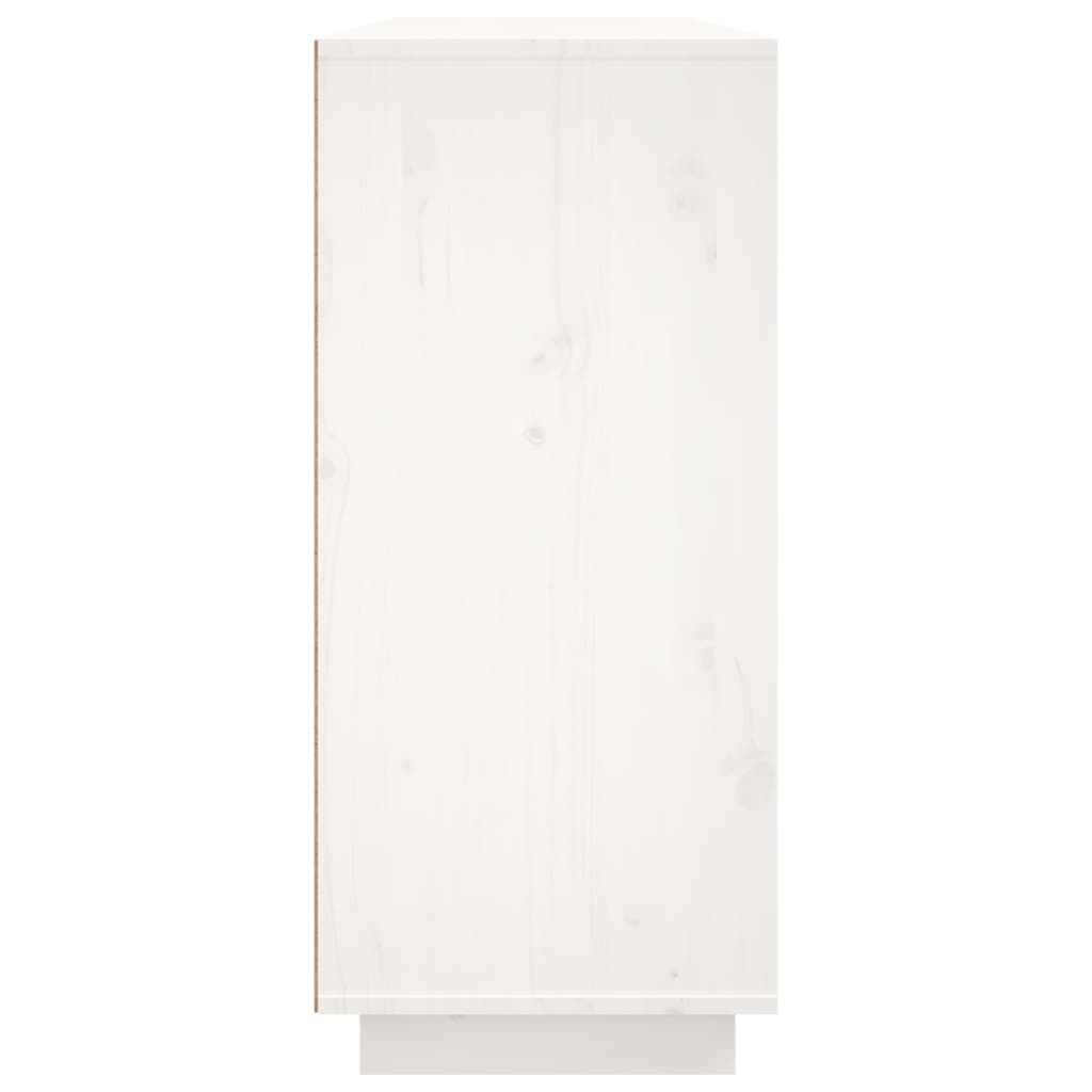 vidaXL Servantă, alb, 120x35x80 cm, lemn masiv de pin vidaXL Servantă, alb, 120x35x80 cm, lemn masiv de pin