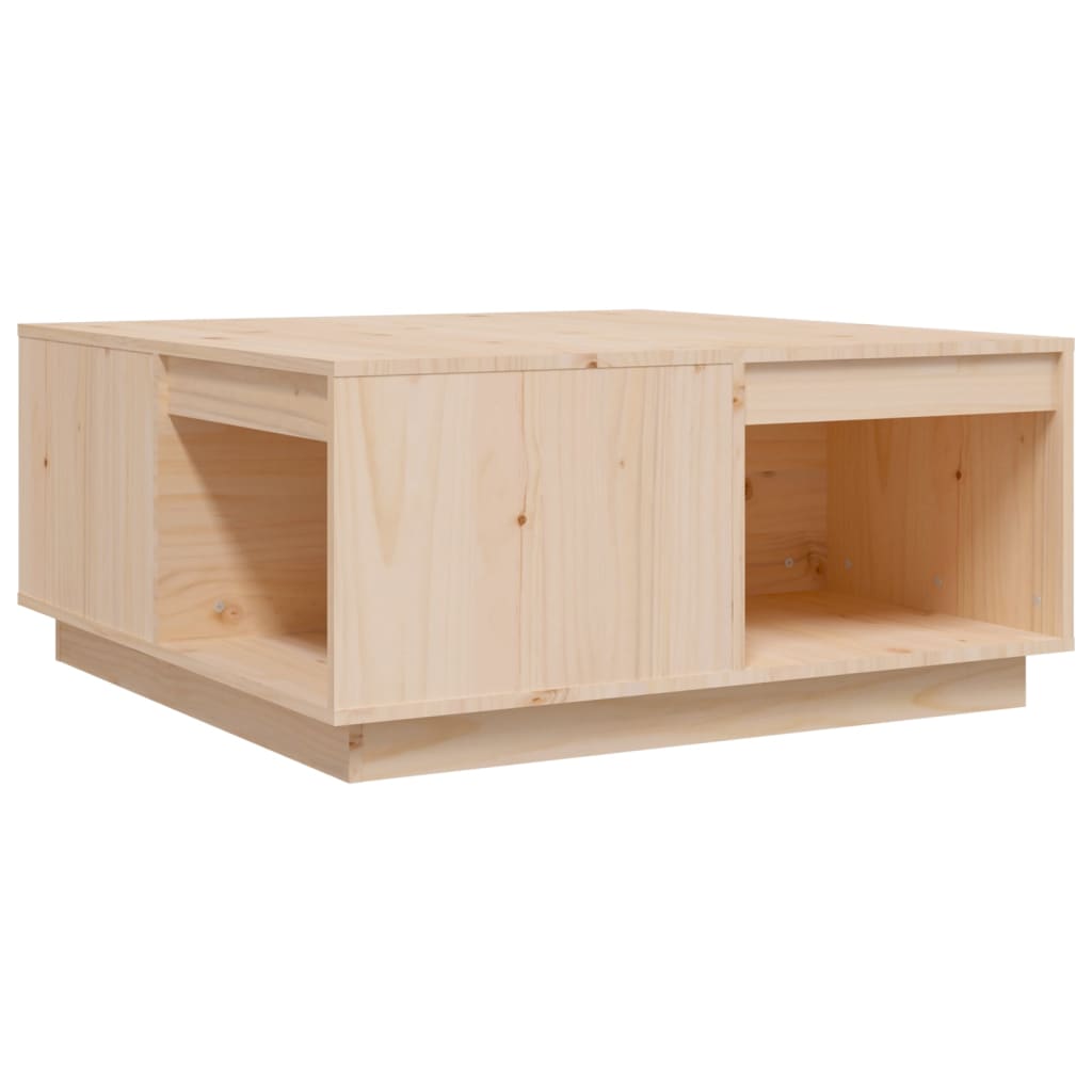 vidaXL Măsuță de cafea, 80x81x36,5 cm, lemn masiv de pin vidaXL Măsuță de cafea, 80x81x36,5 cm, lemn masiv de pin