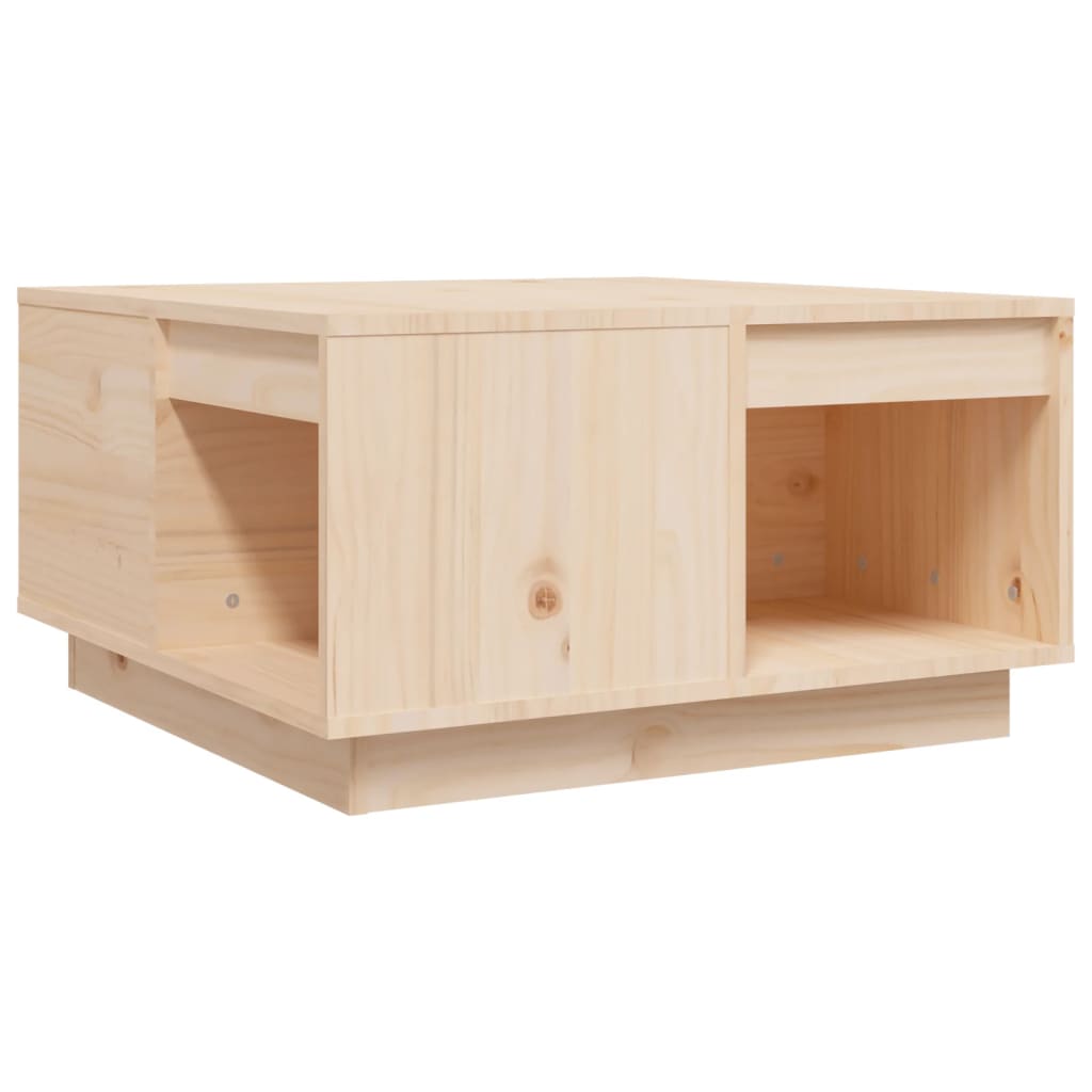 vidaXL Măsuță de cafea, 60x61x32,5 cm, lemn masiv de pin vidaXL Măsuță de cafea, 60x61x32,5 cm, lemn masiv de pin