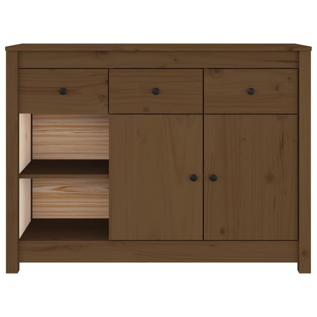 vidaXL Servantă, maro miere, 100x35x74 cm, lemn masiv de pin vidaXL Servantă, maro miere, 100x35x74 cm, lemn masiv de pin