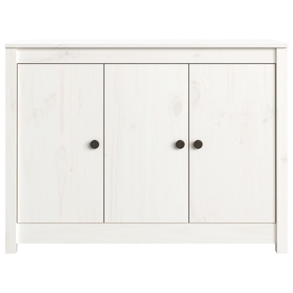 vidaXL Servantă, alb, 100x35x74 cm, lemn masiv de pin vidaXL Servantă, alb, 100x35x74 cm, lemn masiv de pin