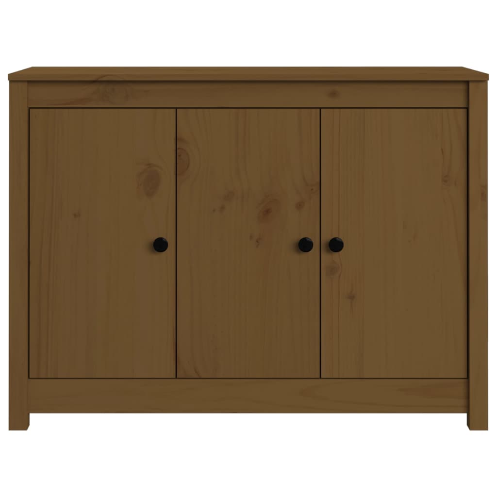vidaXL Servantă, maro miere, 100x35x74 cm, lemn masiv de pin