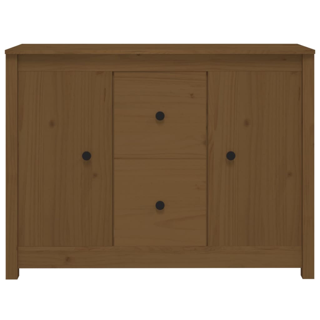 vidaXL Servantă, maro miere, 100x35x74 cm, lemn masiv de pin