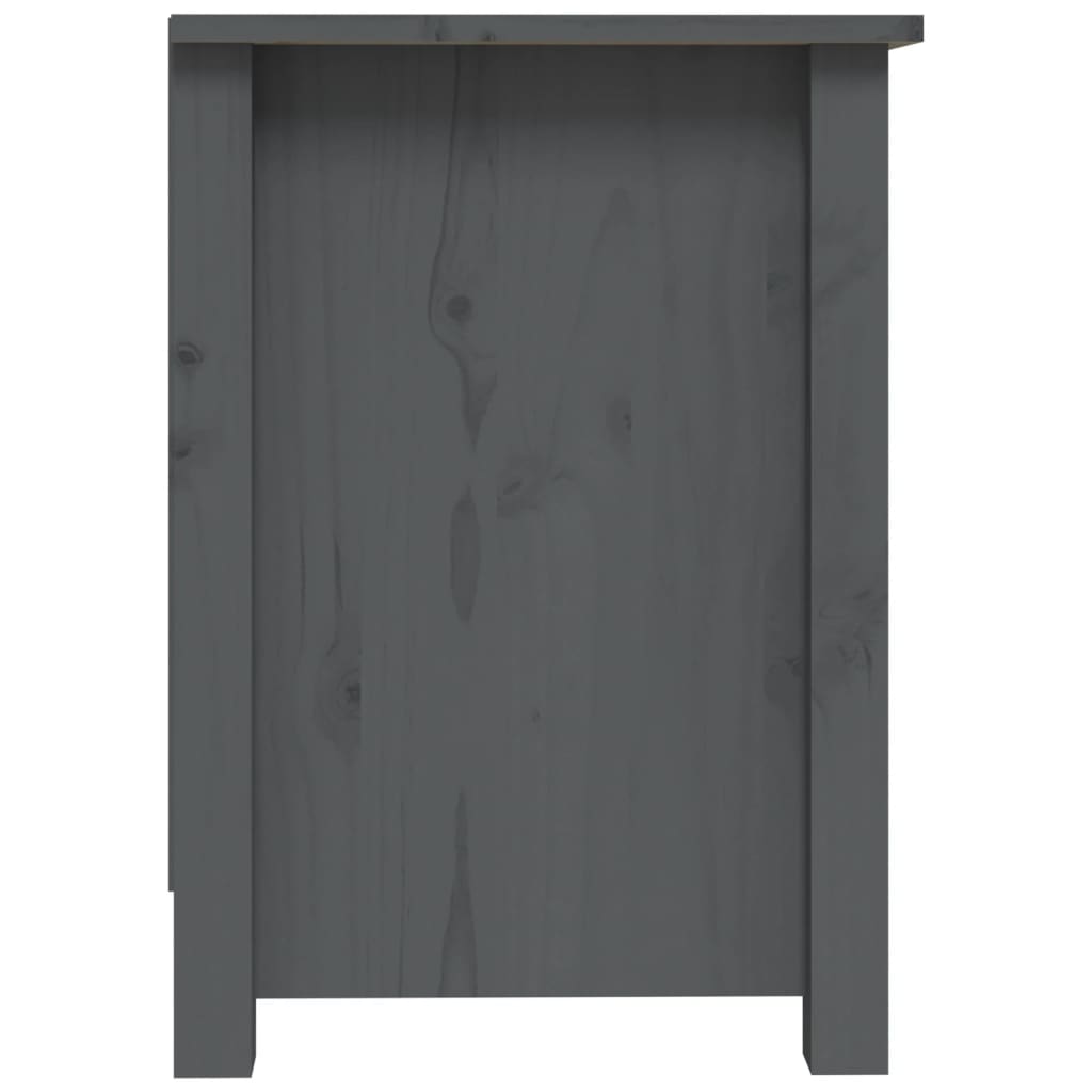 vidaXL Comodă TV, gri, 103x36,5x52 cm, lemn masiv de pin vidaXL Comodă TV, gri, 103x36,5x52 cm, lemn masiv de pin