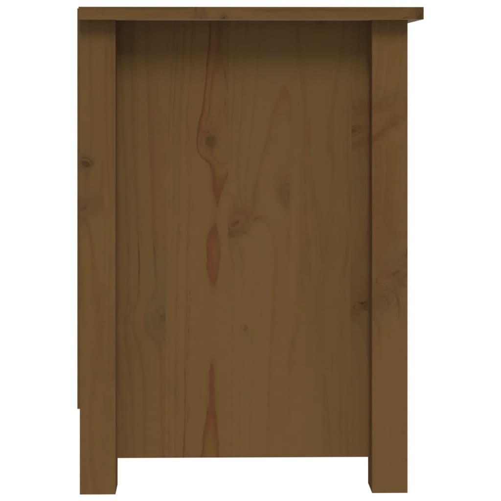 vidaXL Comodă TV, maro miere, 103x36,5x52 cm, lemn masiv de pin vidaXL Comodă TV, maro miere, 103x36,5x52 cm, lemn masiv de pin