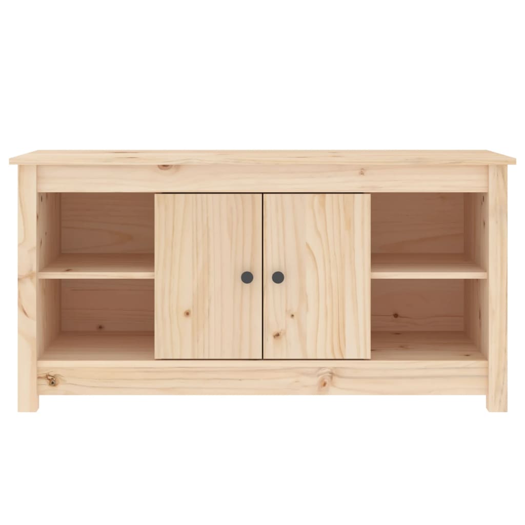 vidaXL Comodă TV, 103x36,5x52 cm, lemn masiv de pin