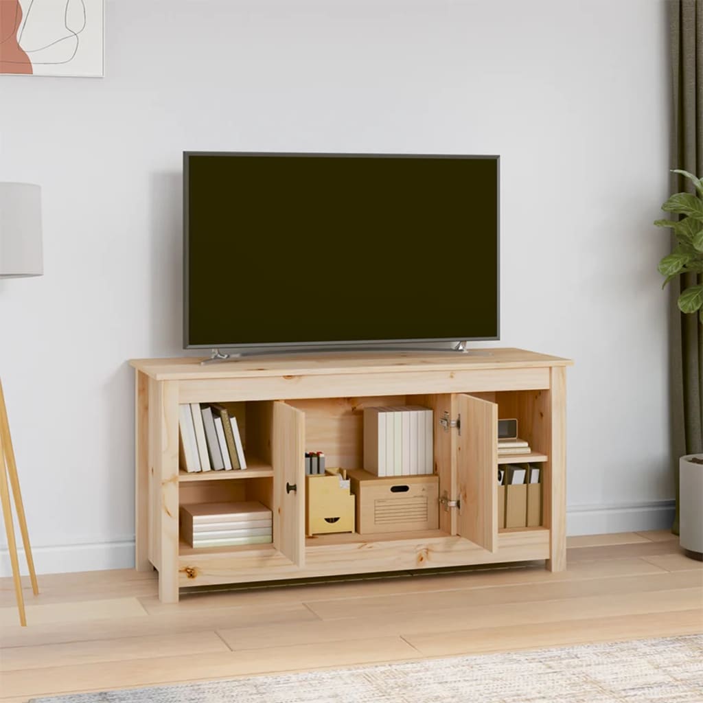 vidaXL Comodă TV, 103x36,5x52 cm, lemn masiv de pin