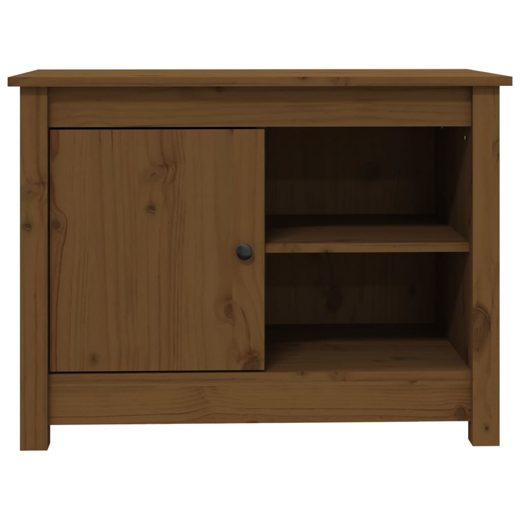 vidaXL Comodă TV, maro miere, 70x36,5x52 cm, lemn masiv de pin vidaXL Comodă TV, maro miere, 70x36,5x52 cm, lemn masiv de pin