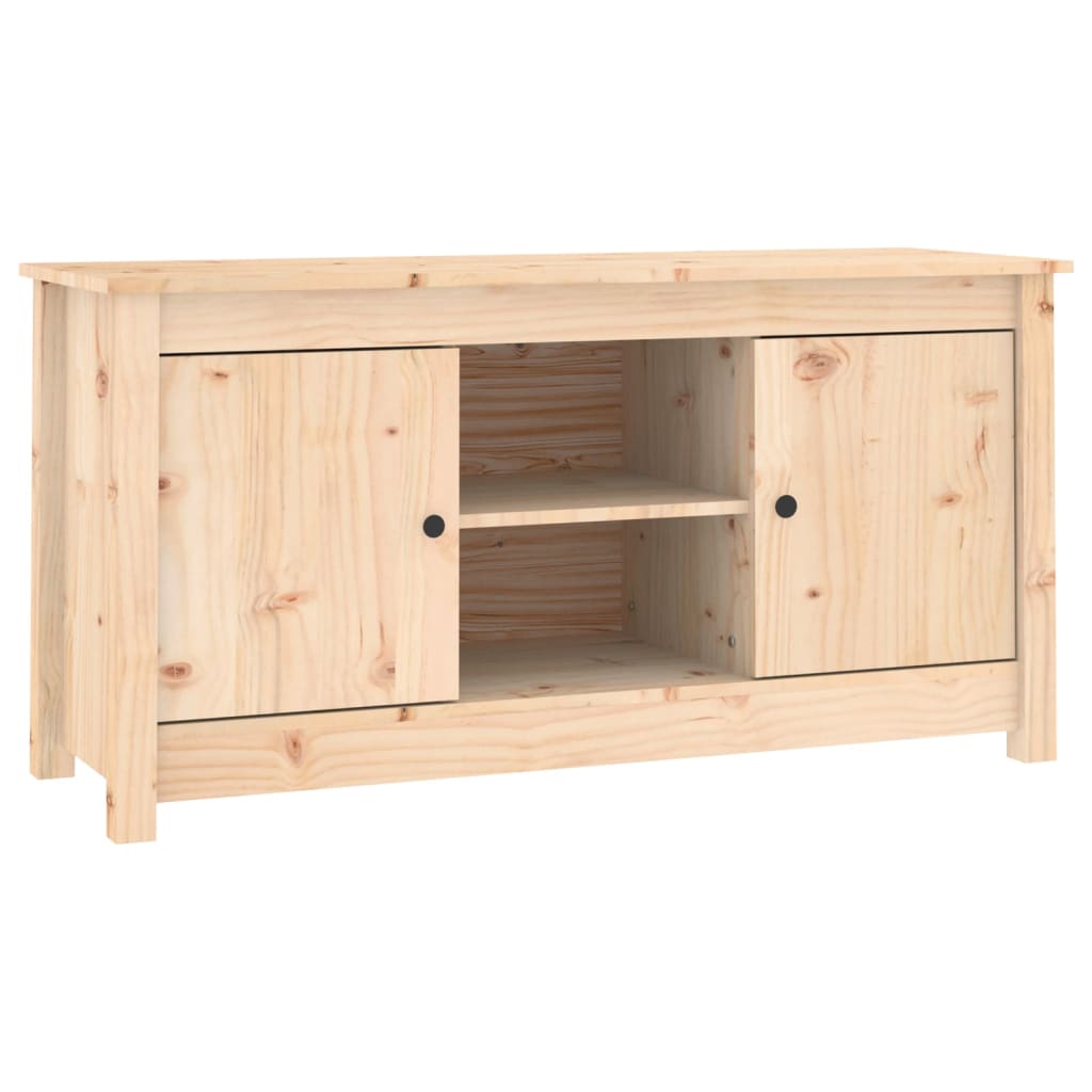 vidaXL Comodă TV, 103x36,5x52 cm, lemn masiv de pin