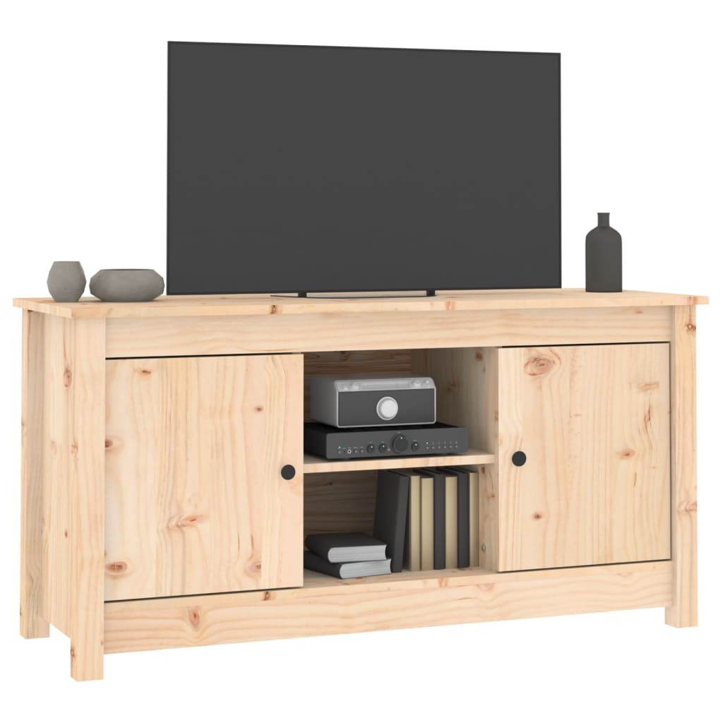 vidaXL Comodă TV, 103x36,5x52 cm, lemn masiv de pin