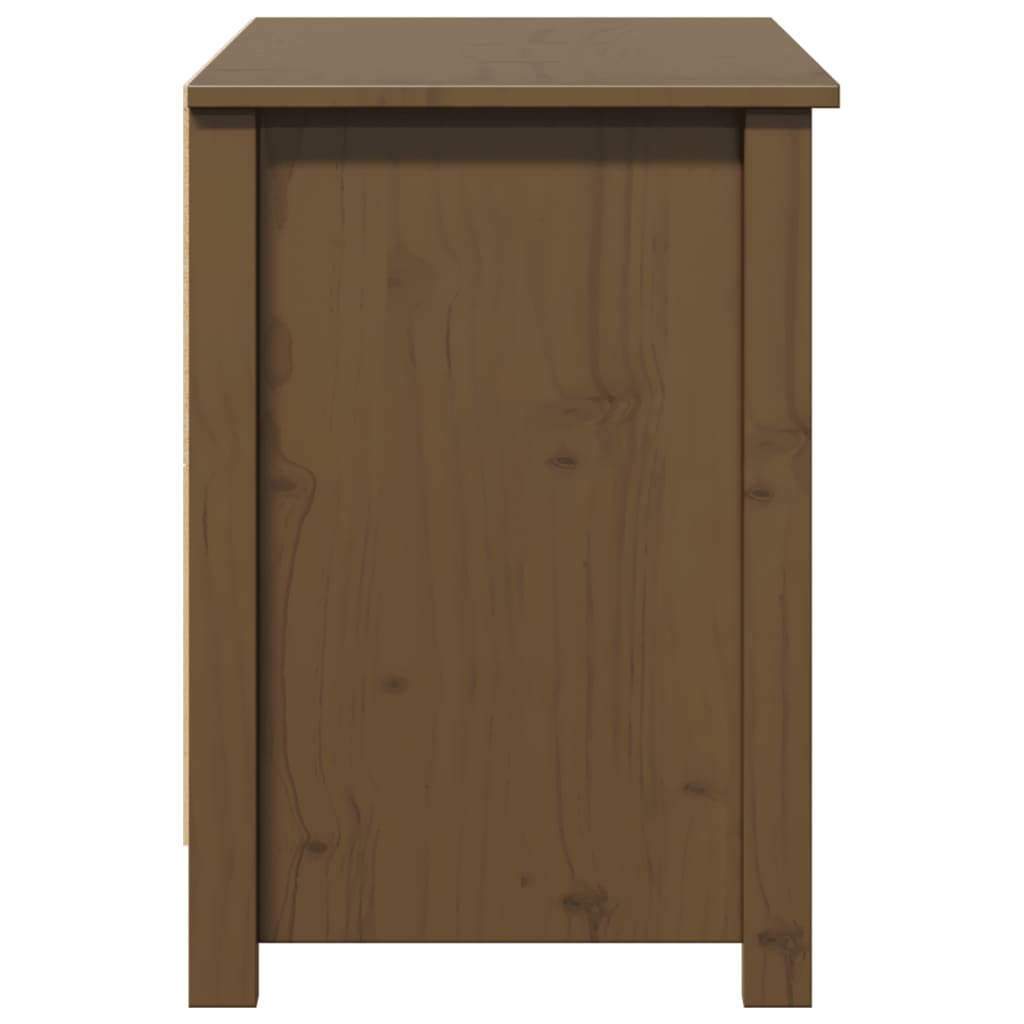 vidaXL Comodă TV, maro miere, 103x36,5x52 cm, lemn masiv de pin vidaXL Comodă TV, maro miere, 103x36,5x52 cm, lemn masiv de pin