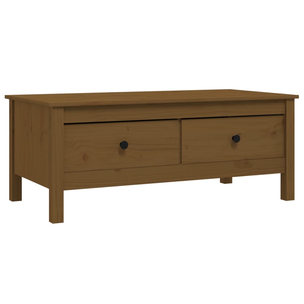 vidaXL Măsuță de cafea, maro miere, 120x50x40,5 cm, lemn masiv de pin vidaXL Măsuță de cafea, maro miere, 120x50x40,5 cm, lemn masiv de pin