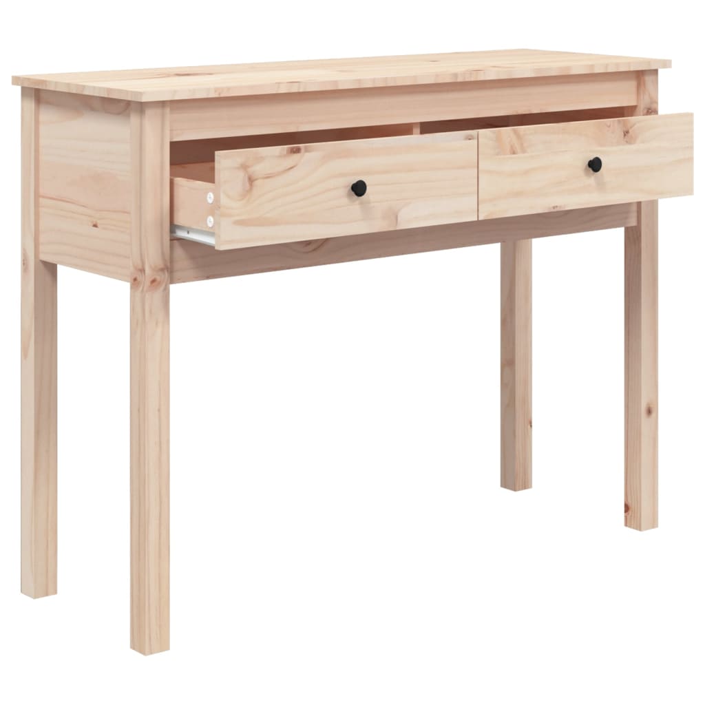 vidaXL Masă consolă, 100x35x75 cm, lemn masiv de pin