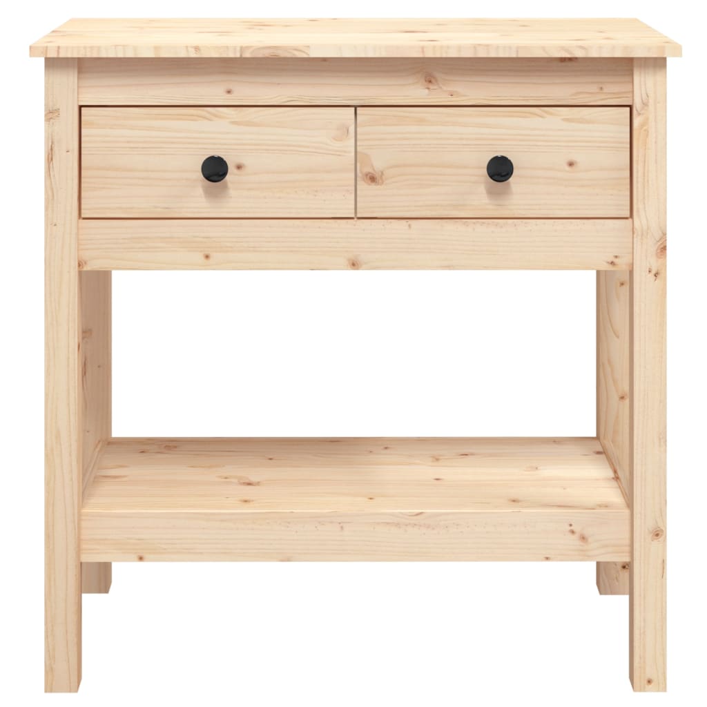 vidaXL Masă consolă, 75x35x75 cm, lemn masiv de pin vidaXL Masă consolă, 75x35x75 cm, lemn masiv de pin