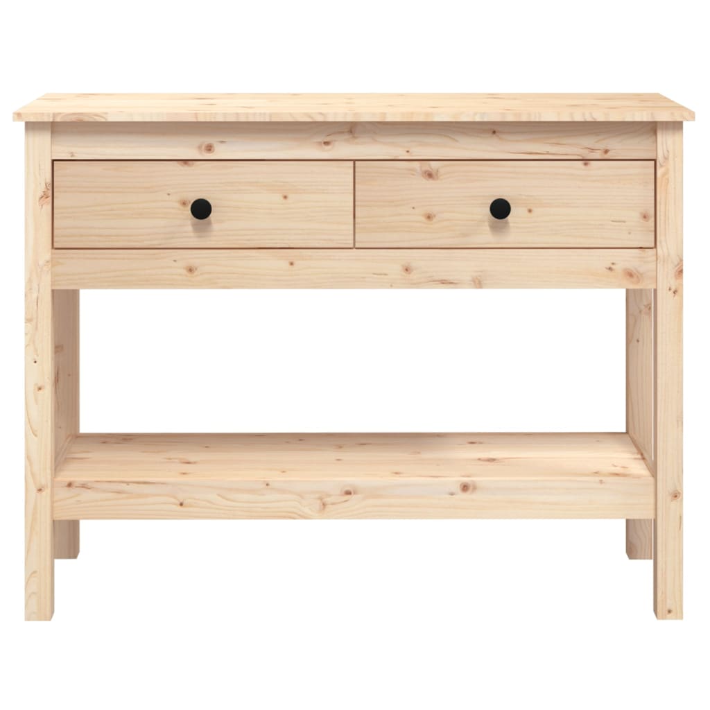 vidaXL Masă consolă, 100x35x75 cm, lemn masiv de pin vidaXL Masă consolă, 100x35x75 cm, lemn masiv de pin