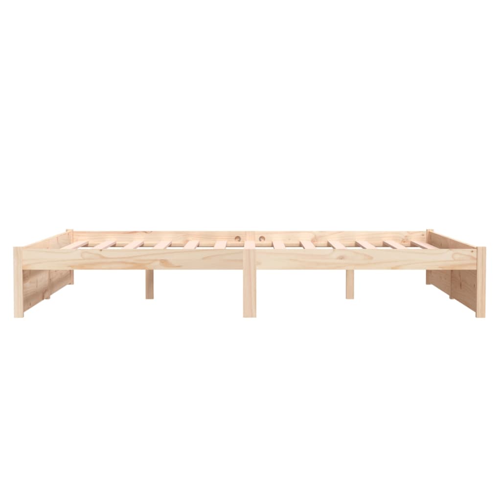 vidaXL Cadru de pat King Size, 150x200 cm, lemn masiv vidaXL Cadru de pat King Size, 150x200 cm, lemn masiv