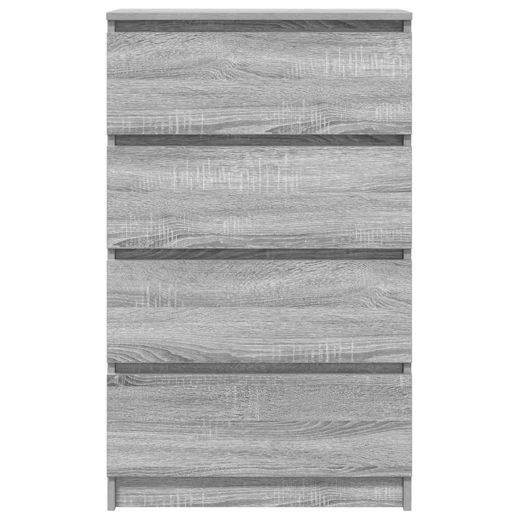 vidaXL Servantă, sonoma gri, 60x35x98,5 cm, lemn prelucrat