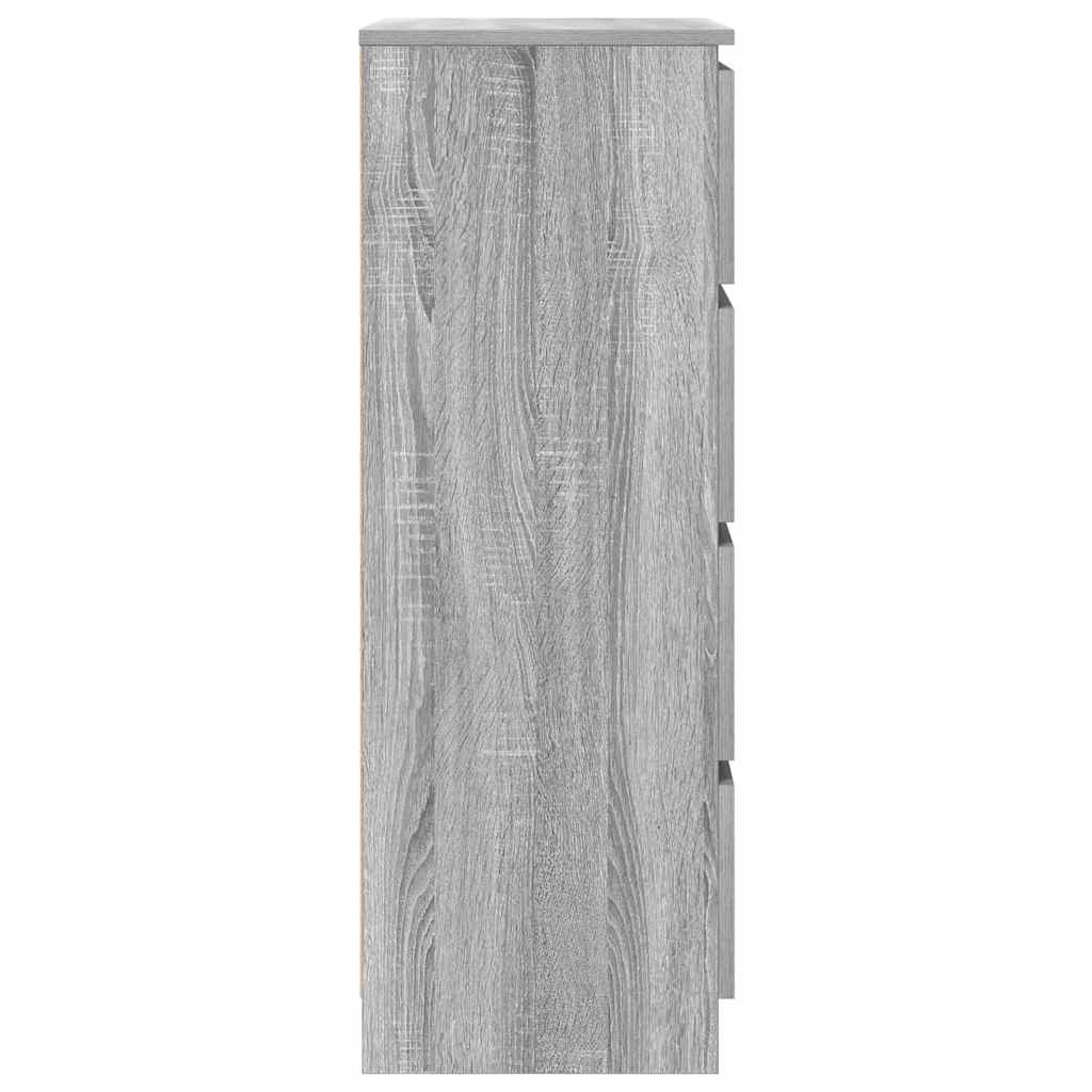 vidaXL Servantă, sonoma gri, 60x35x98,5 cm, lemn prelucrat
