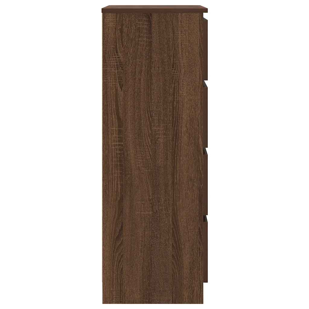 vidaXL Servantă, stejar maro, 60x35x98,5 cm, lemn prelucrat
