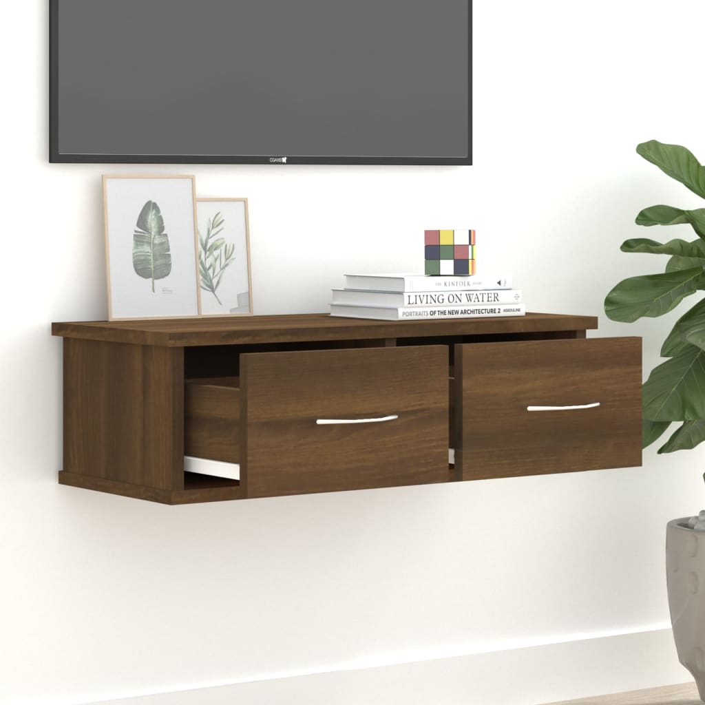 vidaXL Dulap de perete, stejar maro, 60x26x18,5 cm, lemn prelucrat vidaXL Dulap de perete, stejar maro, 60x26x18,5 cm, lemn prelucrat