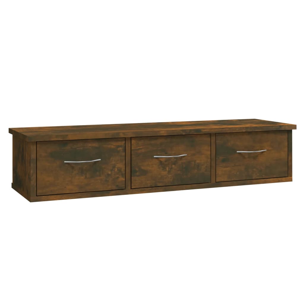 vidaXL Dulap de perete stejar fumuriu 88x26x18,5 cm lemn prelucrat vidaXL Dulap de perete stejar fumuriu 88x26x18,5 cm lemn prelucrat