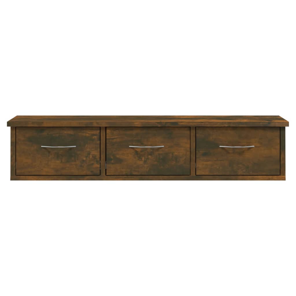 vidaXL Dulap de perete stejar fumuriu 88x26x18,5 cm lemn prelucrat vidaXL Dulap de perete stejar fumuriu 88x26x18,5 cm lemn prelucrat