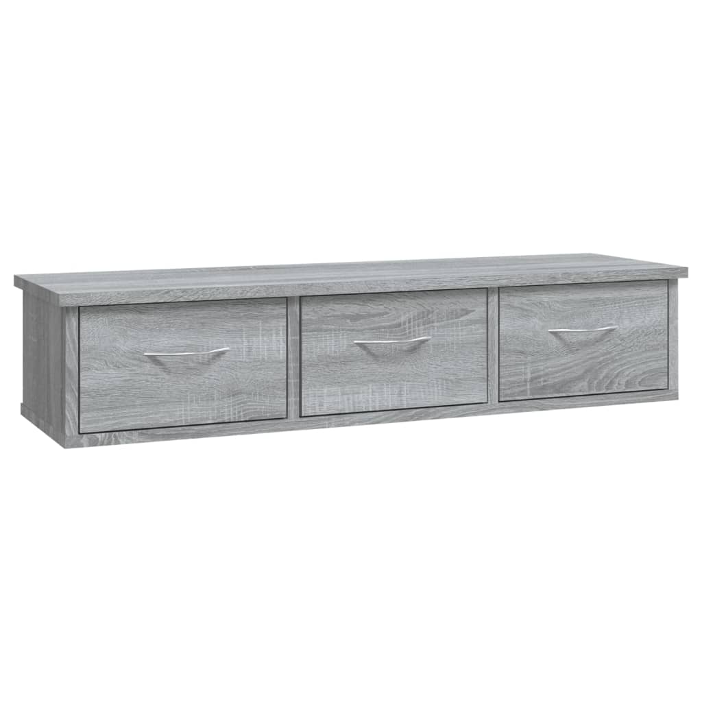 vidaXL Dulap de perete, gri sonoma, 88x26x18,5 cm, lemn prelucrat vidaXL Dulap de perete, gri sonoma, 88x26x18,5 cm, lemn prelucrat