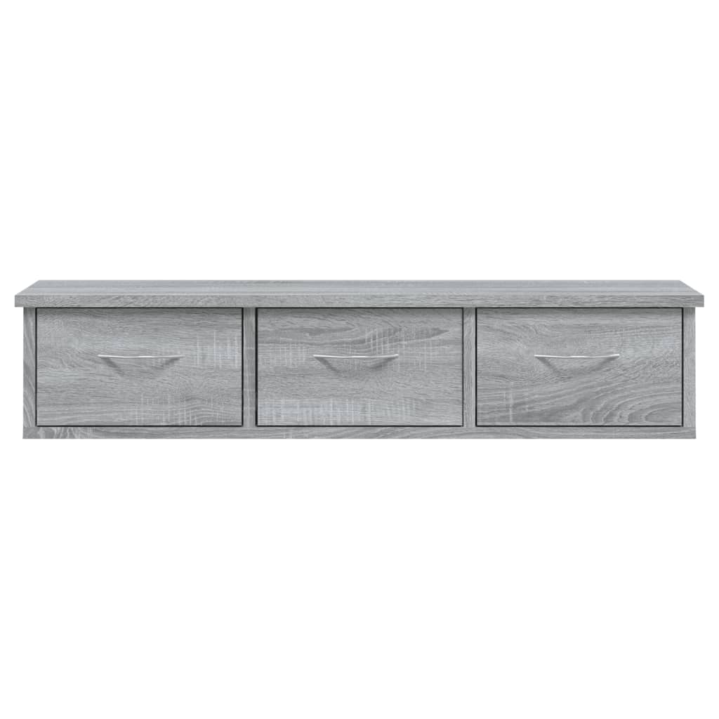 vidaXL Dulap de perete, gri sonoma, 88x26x18,5 cm, lemn prelucrat vidaXL Dulap de perete, gri sonoma, 88x26x18,5 cm, lemn prelucrat