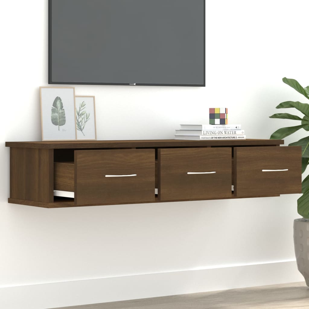 vidaXL Dulap de perete, stejar maro, 88x26x18,5 cm, lemn prelucrat vidaXL Dulap de perete, stejar maro, 88x26x18,5 cm, lemn prelucrat