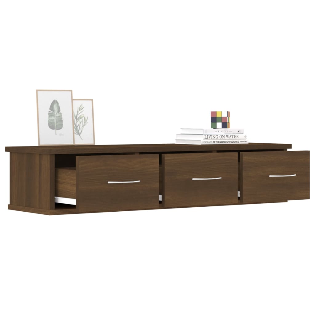 vidaXL Dulap de perete, stejar maro, 88x26x18,5 cm, lemn prelucrat vidaXL Dulap de perete, stejar maro, 88x26x18,5 cm, lemn prelucrat