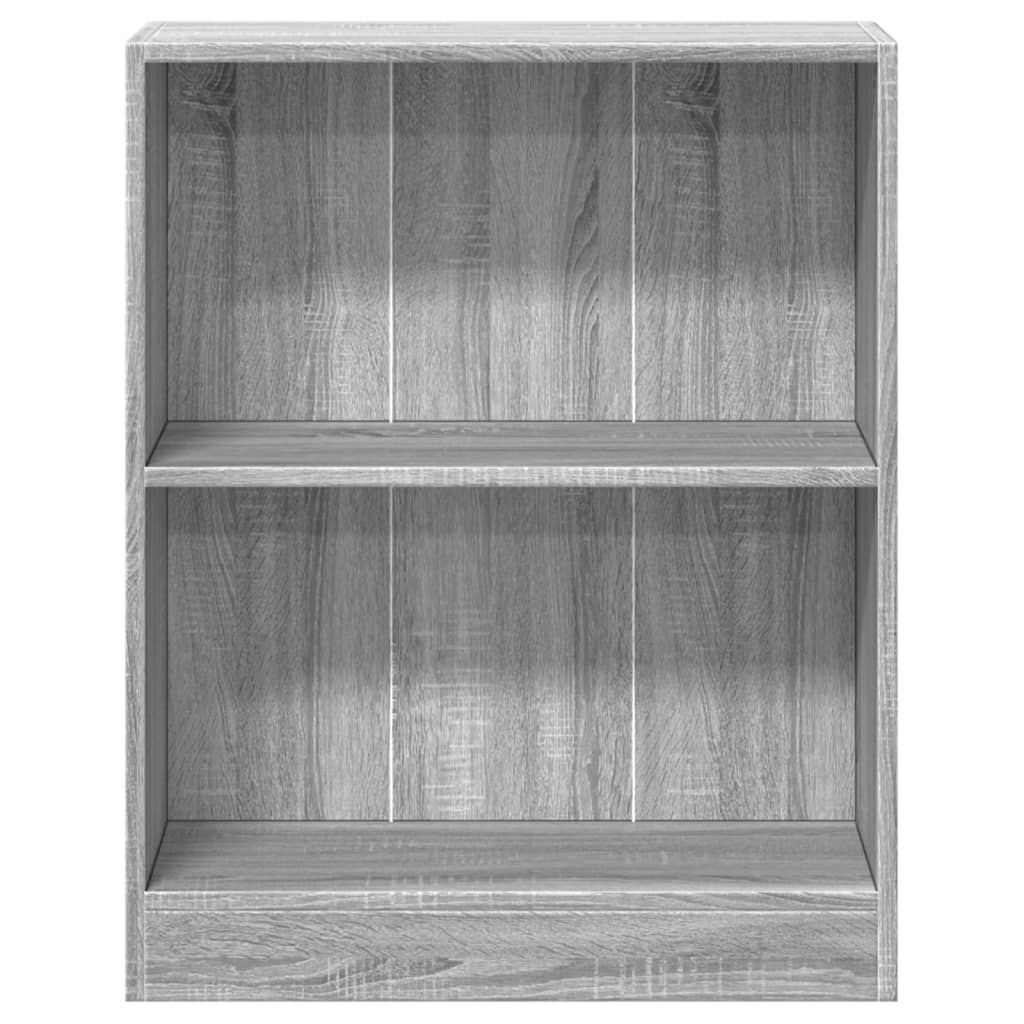 vidaXL Bibliotecă, gri sonoma, 60x24x76 cm, lemn prelucrat vidaXL Bibliotecă, gri sonoma, 60x24x76 cm, lemn prelucrat