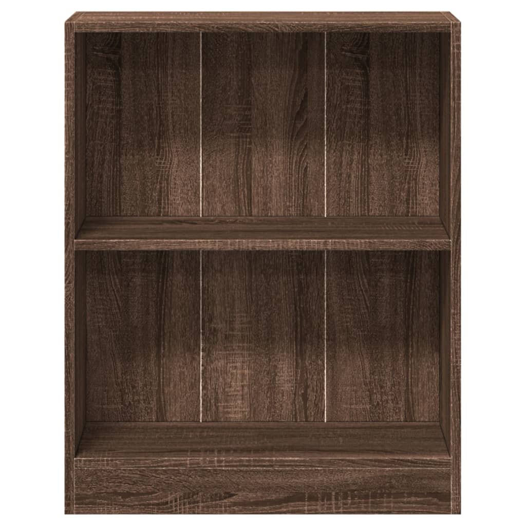 vidaXL Bibliotecă, stejar maro, 60x24x76 cm, lemn prelucrat vidaXL Bibliotecă, stejar maro, 60x24x76 cm, lemn prelucrat