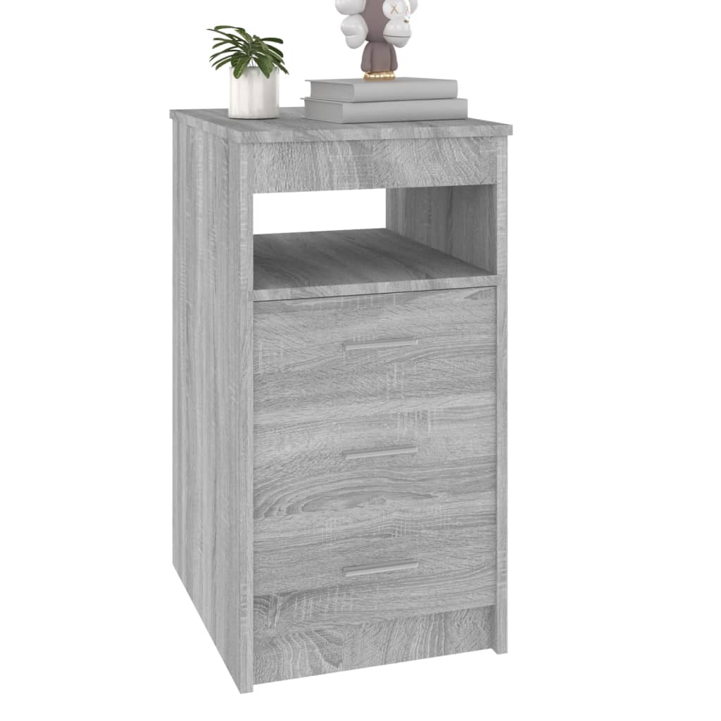 vidaXL Dulap cu sertar, sonoma gri, 40x50x76 cm, lemn prelucrat vidaXL Dulap cu sertar, sonoma gri, 40x50x76 cm, lemn prelucrat