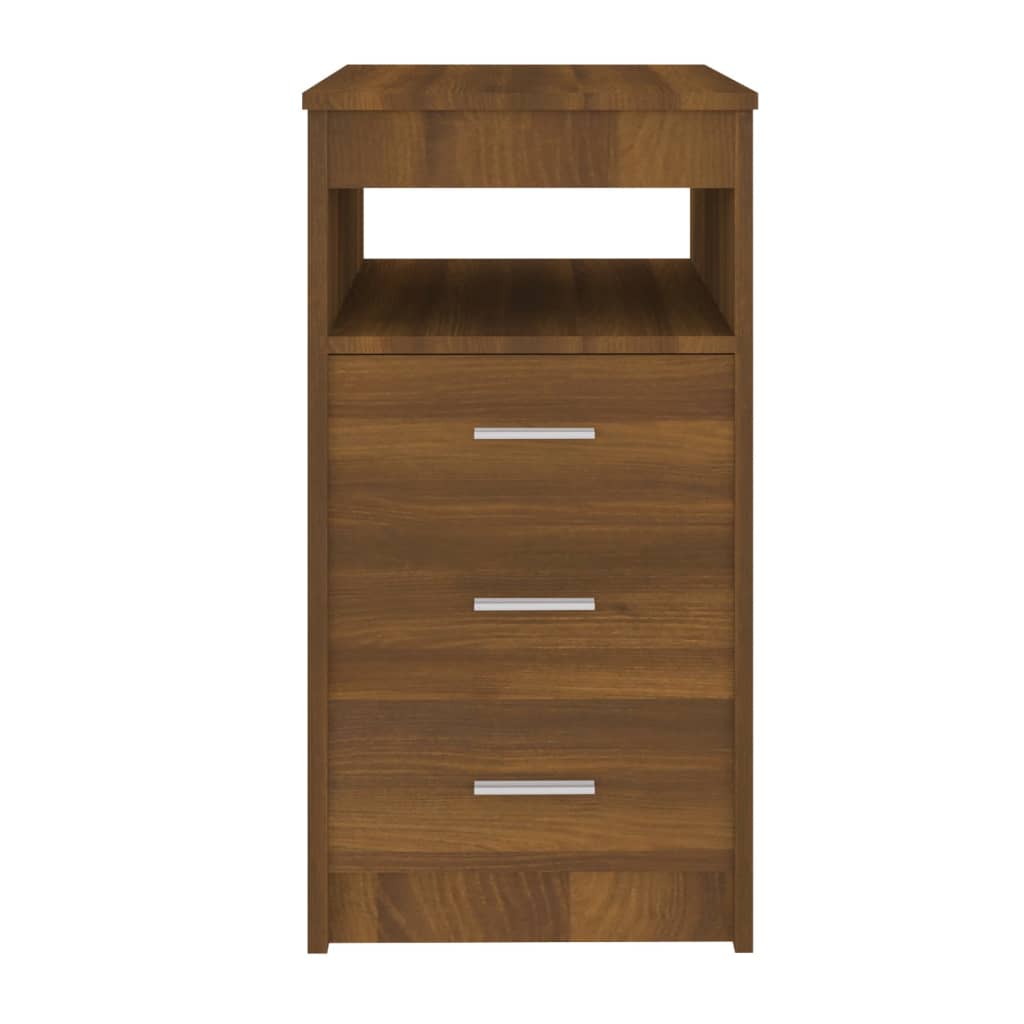 vidaXL Dulap cu sertar, stejar maro, 40x50x76 cm, lemn prelucrat vidaXL Dulap cu sertar, stejar maro, 40x50x76 cm, lemn prelucrat