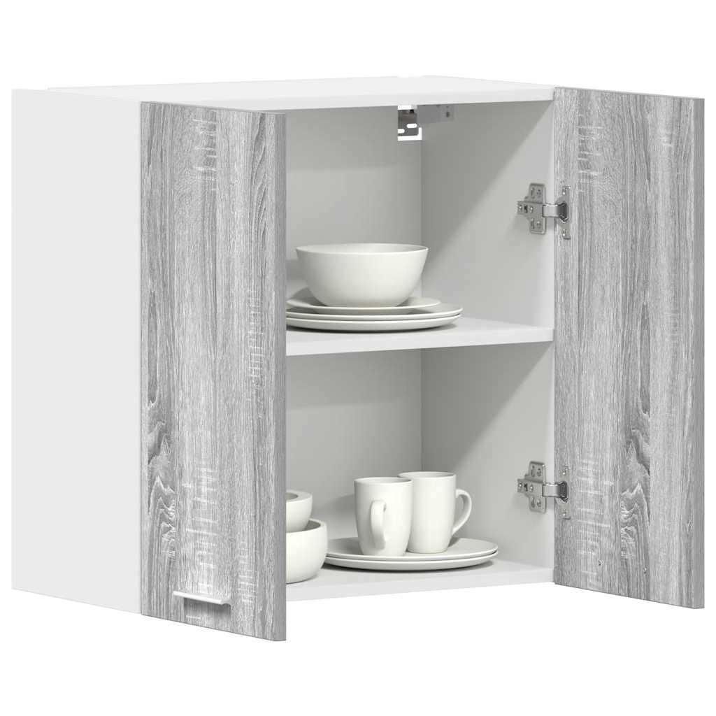 vidaXL Dulap suspendat “Lyon”, gri sonoma, 60x31x60 cm, lemn prelucrat vidaXL Dulap suspendat “Lyon”, gri sonoma, 60x31x60 cm, lemn prelucrat