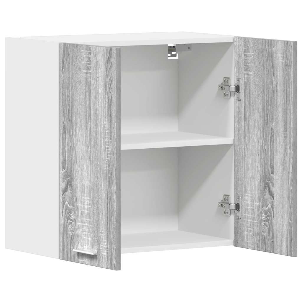 vidaXL Dulap suspendat “Lyon”, gri sonoma, 60x31x60 cm, lemn prelucrat vidaXL Dulap suspendat “Lyon”, gri sonoma, 60x31x60 cm, lemn prelucrat