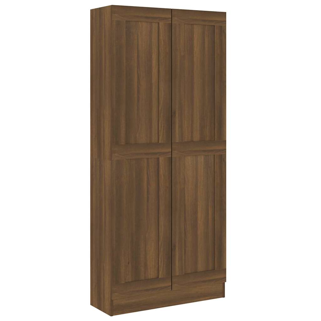 vidaXL Bibliotecă, stejar maro, 82,5x30,5x185,5 cm, lemn prelucrat vidaXL Bibliotecă, stejar maro, 82,5x30,5x185,5 cm, lemn prelucrat