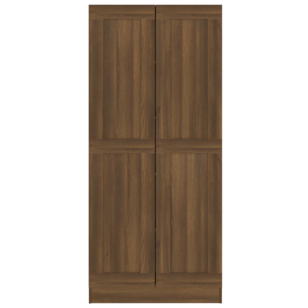 vidaXL Bibliotecă, stejar maro, 82,5x30,5x185,5 cm, lemn prelucrat vidaXL Bibliotecă, stejar maro, 82,5x30,5x185,5 cm, lemn prelucrat