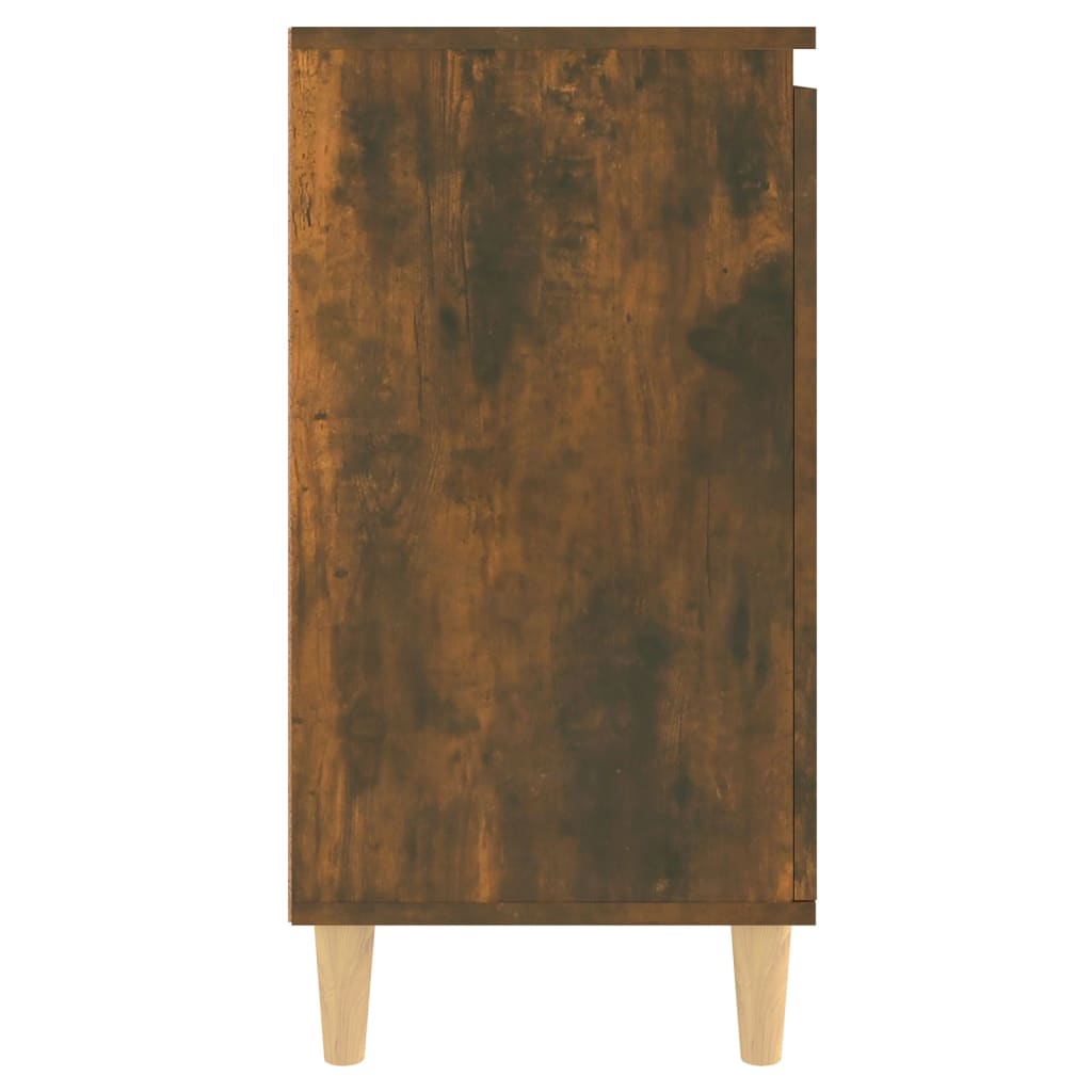 vidaXL Servantă, stejar fumuriu, 60x35x70 cm, lemn prelucrat