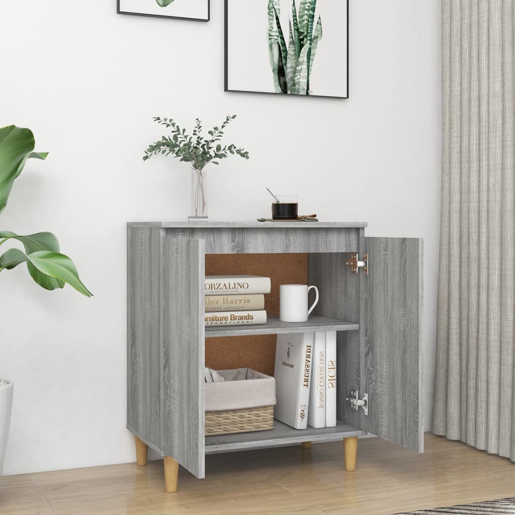 vidaXL Servantă, sonoma gri, 60x35x70 cm, lemn prelucrat