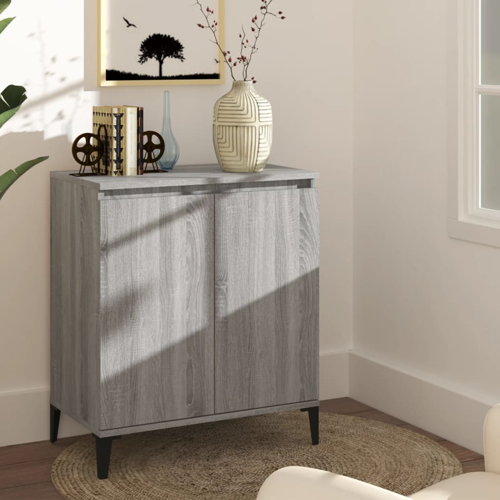 vidaXL Servantă, sonoma gri, 60x35x70 cm, lemn prelucrat