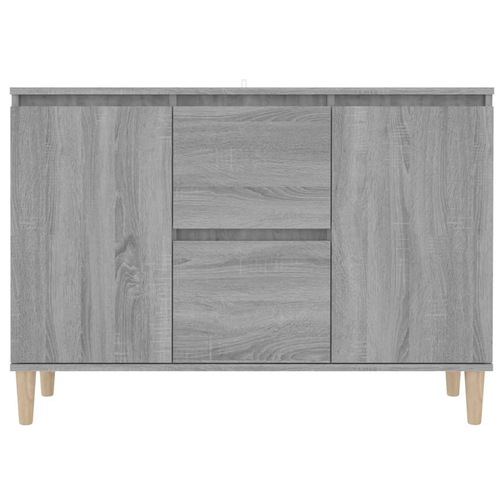 vidaXL Servantă, sonoma gri, 101x35x70 cm, lemn prelucrat