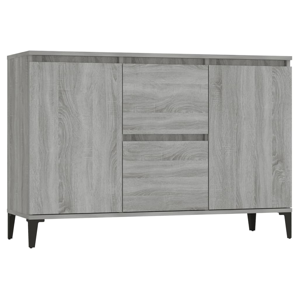 vidaXL Servantă, gri sonoma, 102x35x70 cm, lemn prelucrat vidaXL Servantă, gri sonoma, 102x35x70 cm, lemn prelucrat