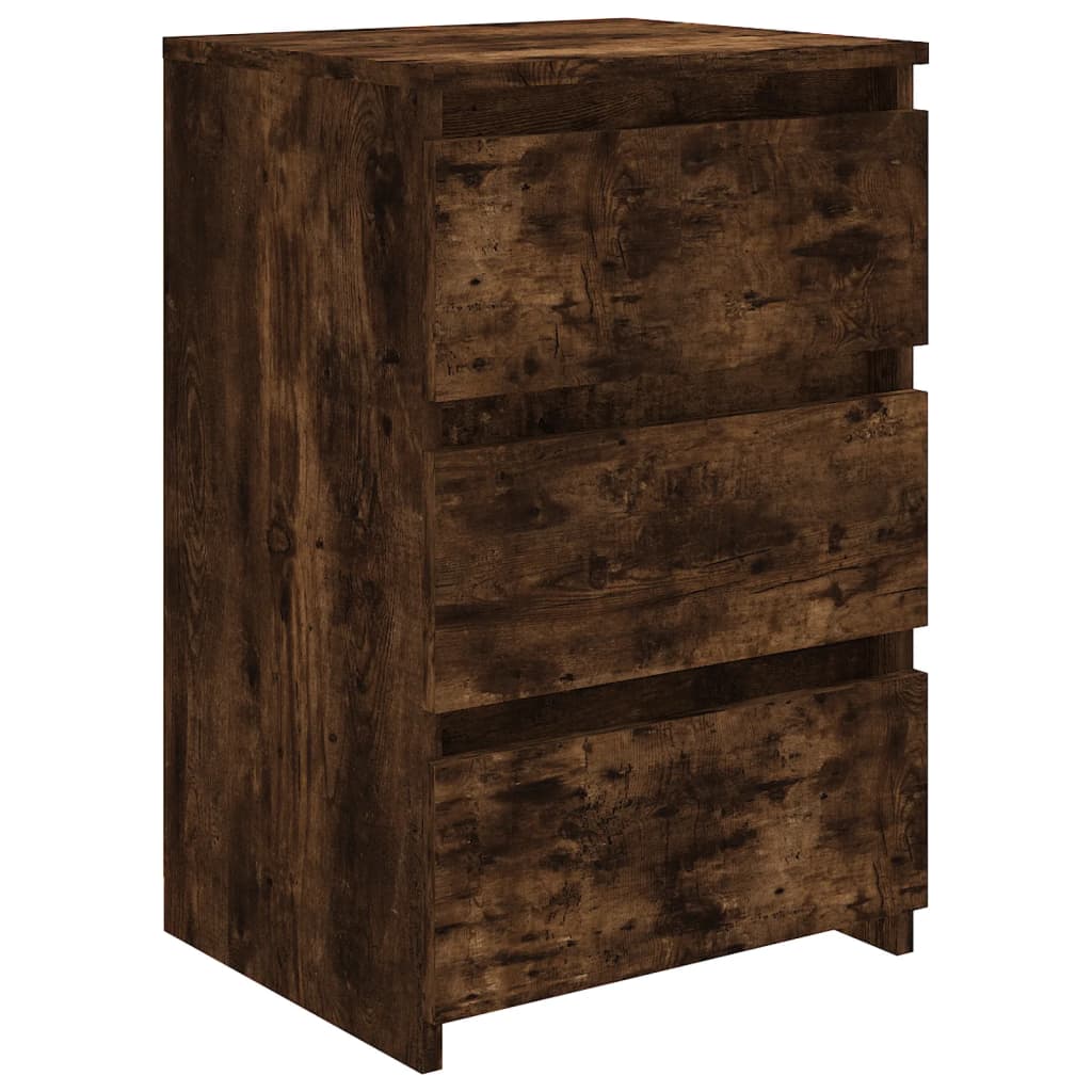 vidaXL Noptiere, 2 buc., stejar fumuriu, 40x35x62,5 cm, lemn prelucrat vidaXL Noptiere, 2 buc., stejar fumuriu, 40x35x62,5 cm, lemn prelucrat