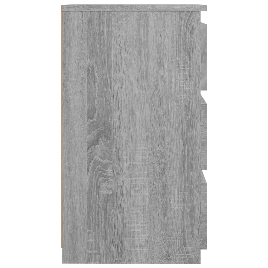 vidaXL Noptieră, gri sonoma, 40x35x62,5 cm, lemn compozit